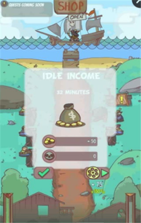 卡通海岸防御游戏截图1