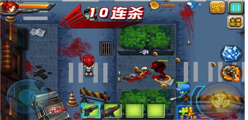 美女大战僵尸游戏截图1