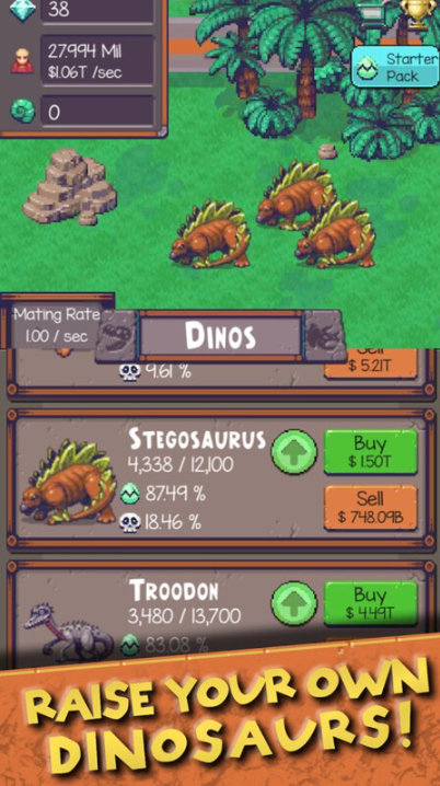 闲置恐龙公园游戏截图3