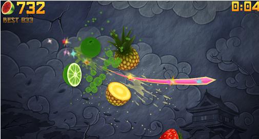 水果忍者(Fruit Ninja)游戏截图2