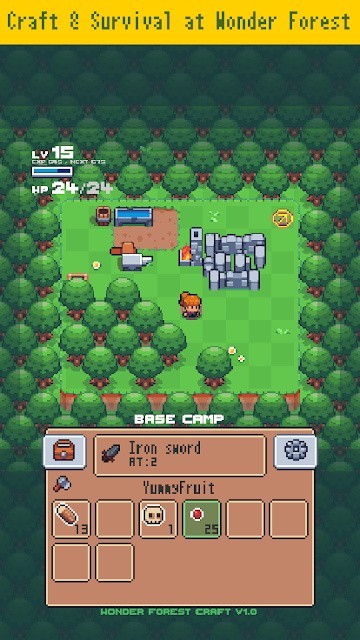 像素森林冒险游戏截图1