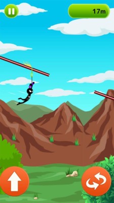 蜘蛛侠绳索滑翔游戏截图2