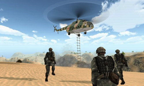沙漠直升机模拟游戏截图3