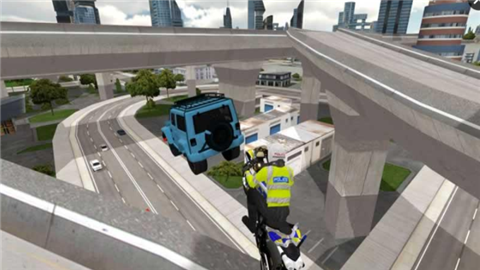 警用摩托自由世界模拟3D游戏截图3