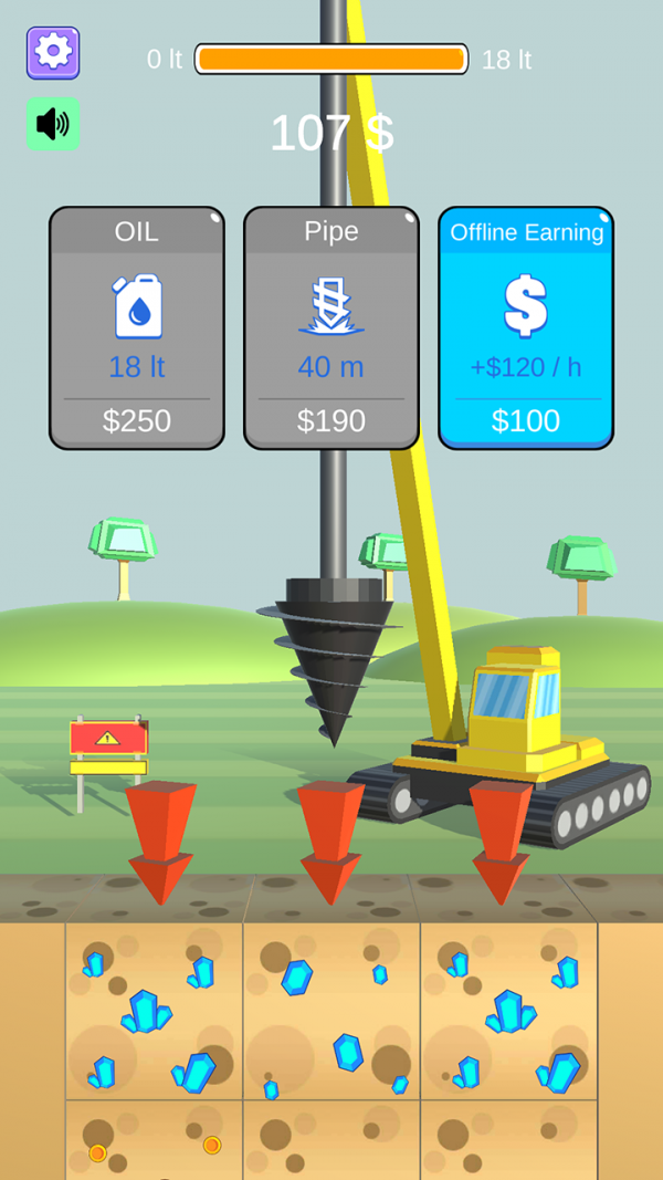 挖金子游戏截图3