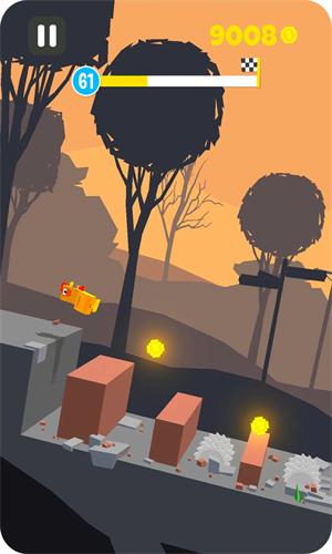 弹跳下坡游戏截图2