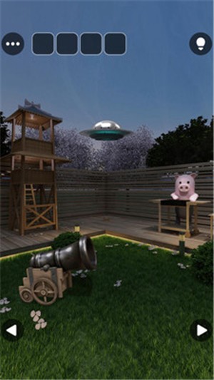 夏夜的公园和UFO游戏截图1