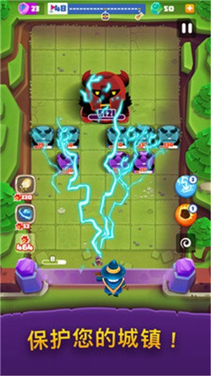 弹球射击进击僵尸游戏截图3