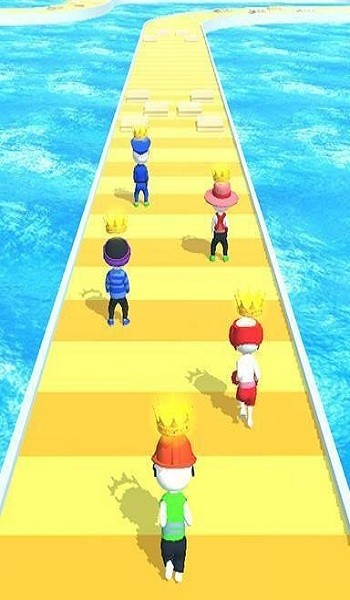 人群方块堆叠大战游戏截图1