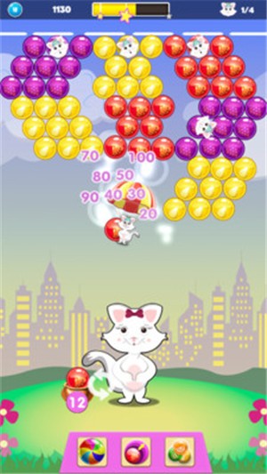 小猫泡泡游戏截图2