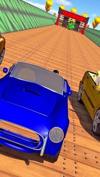 超级英雄斜坡赛车游戏截图2