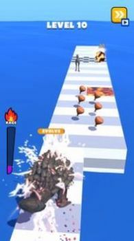 恐龙快跑3D疾速冲撞游戏截图2