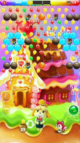 儿童动物泡泡射手游戏截图1