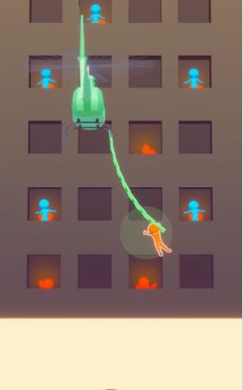 消防吊索救援游戏截图1