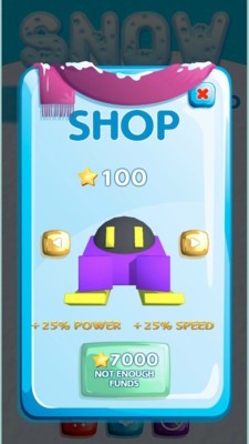 方块人滚雪球游戏截图3