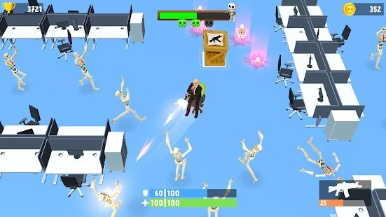 办公椅打僵尸游戏截图1