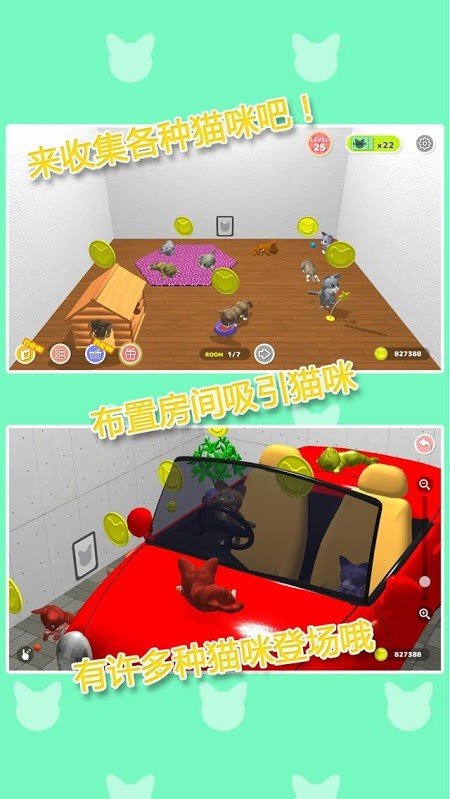 猫咪收藏汉化版游戏截图2