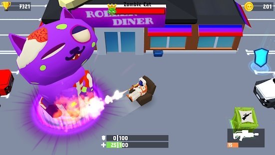 办公椅打僵尸游戏截图2