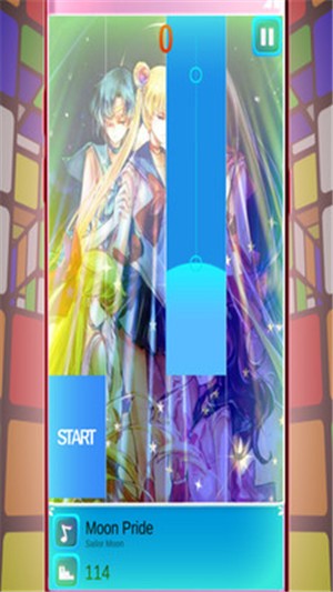 美少女战士钢琴瓷砖游戏截图2
