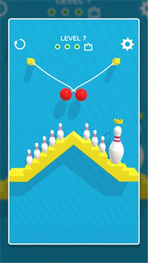 保龄球切割线游戏截图1
