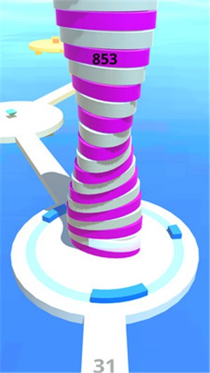 火球爆炸3D跳球爆炸游戏截图1