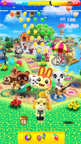 儿童动物泡泡射手游戏截图2