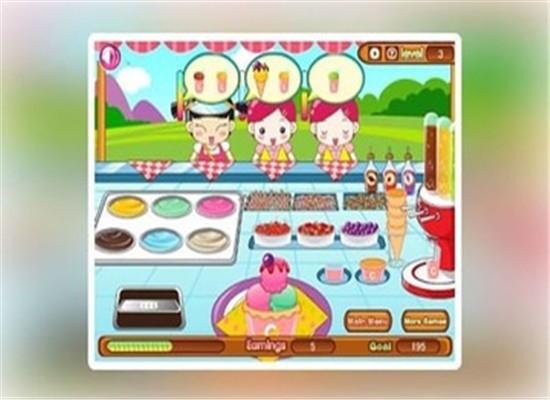 可爱冰淇淋店游戏截图3