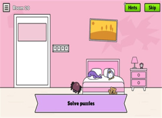 房门谜题密室逃脱游戏截图1