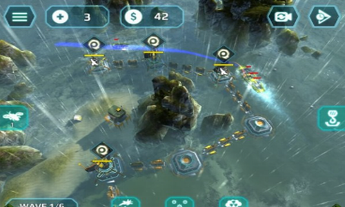 海上风暴TD游戏截图1