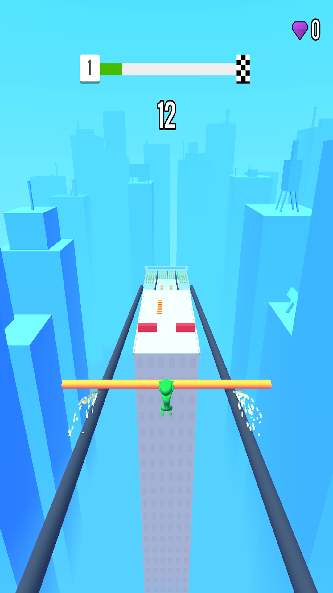 屋顶滑行游戏截图3