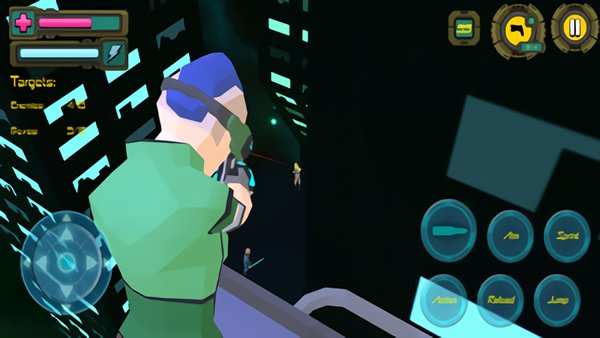 多边形网络城市-游戏截图2