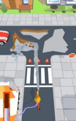 水泥罐车修路游戏截图3