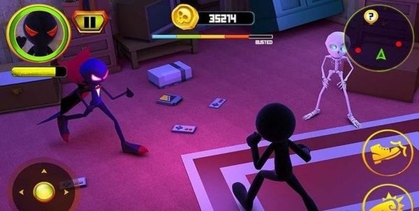 火柴人之闹鬼的酒店游戏截图3