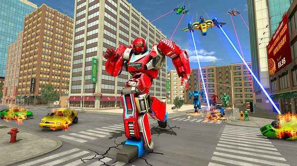 无人机机器人游戏截图1