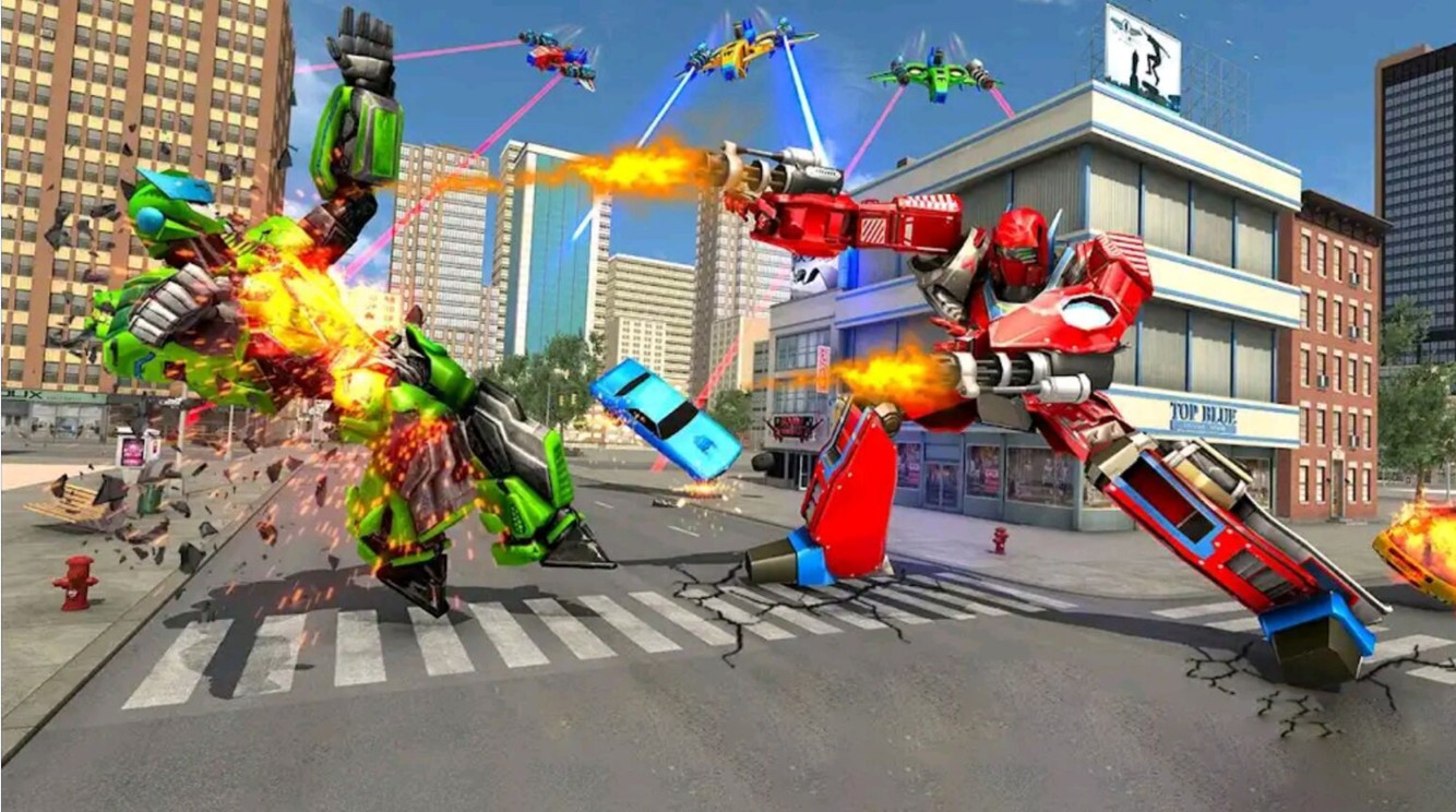 3D变形机器大战游戏截图2