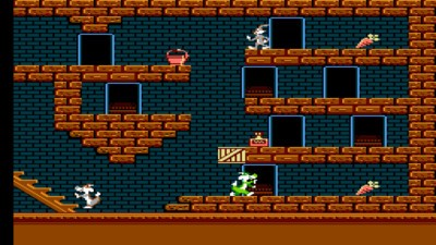 邦尼兔疯狂城堡FC游戏截图1