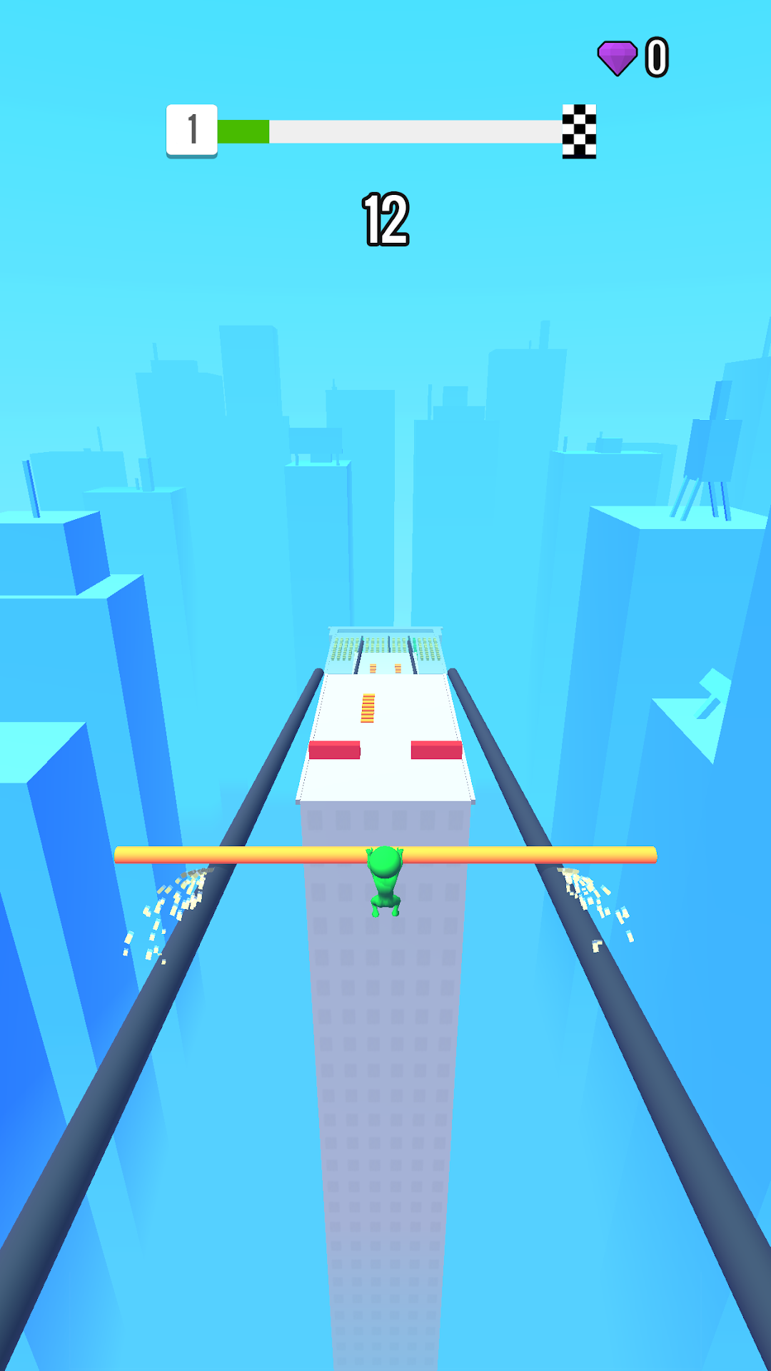 屋顶滑行游戏截图2