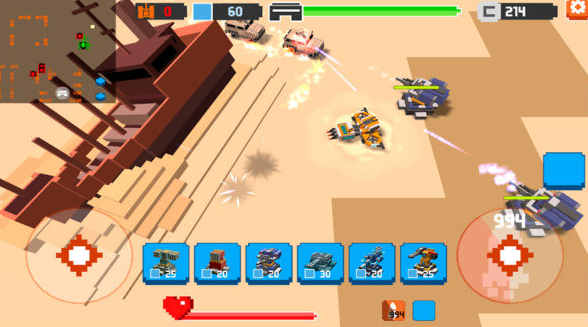 战争方块塔防-游戏截图3