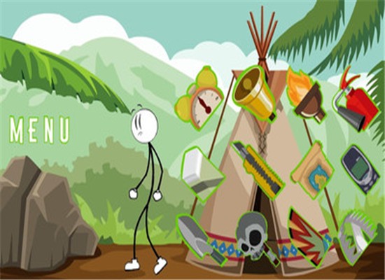 火柴人逃离无人岛游戏截图1