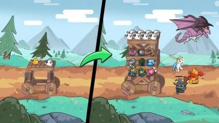 猫机器人空闲防御游戏截图3