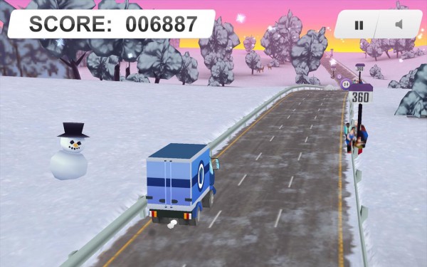 卡车山地爬坡游戏截图2