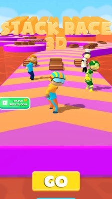 方块堆叠竞赛游戏截图1