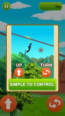 蜘蛛侠绳索滑翔游戏截图1