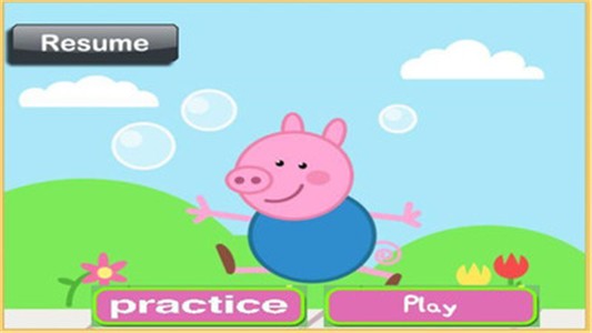 小猪佩奇戳泡泡游戏截图3