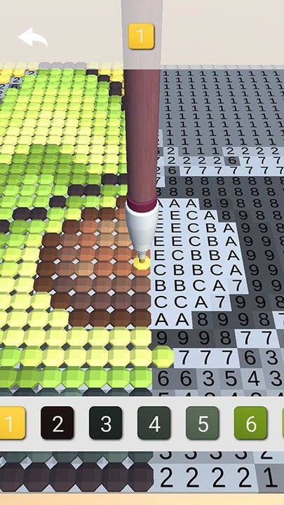 艺术涂鸦填色大师-游戏截图1