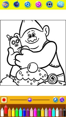 魔发精灵着色页游戏截图2