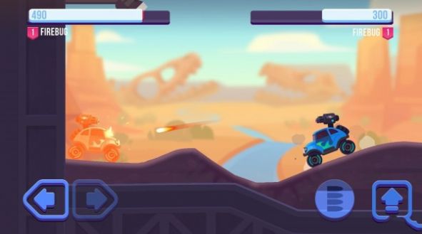 火箭战车对决游戏截图1