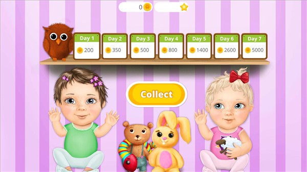 可爱的双胞胎姐妹游戏截图1