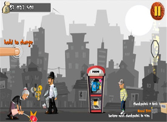 暴走老奶奶抡大锤游戏截图1