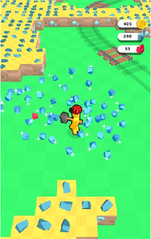 矿工小火车游戏截图1